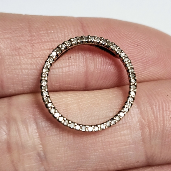 0.42 ct Diamond 10K Circle of Life Pendant - Picture 9 of 13